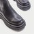 SUNTEKUR女鞋过膝长靴2021年秋冬新品厚底骑士靴女高筒靴显瘦弹力长筒靴(39 黑色)第7张高清大图