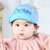 春秋季宝宝帽子婴儿男童儿童棒球鸭舌帽0-3-6-12个月新生儿男童女童鸭舌帽(浅粉)第3张高清大图