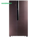 容声（Ronshen）BCD-610WKS1HPG-PD22 610升（L)电脑控温双循环（棕色）对开门冰箱
