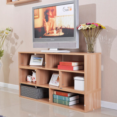 简爱空间 SXG6038L型组合电视柜 可伸缩组合电视柜地柜 现代简约小户型厅柜 储物柜(水胡桃)