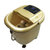 港德（SUNWTR）足浴盆RD-F651A太极式电动按摩足浴盆 恒温加热洗脚盆 冲浪加热洗脚桶(651A土豪金)第3张高清大图