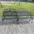 京好 户外休闲长椅 现代简约环保公园庭院学校休息凳子排椅J80(B款长椅默绿色 常规椅子脚)第5张高清大图