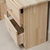 木栎家 床头柜 实木床头柜 简约抽屉柜 储物柜(原木)第4张高清大图
