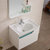 FLOLONSHER 82015多层实木橡木浴室柜洗手盆洗脸盆组合(70cm)第3张高清大图