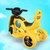 儿童电动摩托车三轮车1-3-6岁宝宝充电小孩玩具礼物可坐人(牧羊款黄色)第2张高清大图