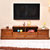 祥融 简约现代中式电视柜客厅实木电视机柜组合橡胶木储物影视地柜(榉木色 电视柜)第4张高清大图