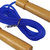 ENPEX 乐士*木柄橡胶跳绳运动健身跳绳(蓝色)第5张高清大图