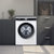 西门子（SIEMENS）10KG大容量滚筒洗衣机全自动家用羊毛洗程序智能除渍 1400转 LED触控WB45UM000W(白色 WB45UM000W)第3张高清大图