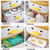 ALCOCO儿童玩具收纳柜抽屉式零食储物柜宝宝婴儿衣柜绘本话书置物架3层-黄色M519-3YM黄 萌鸭造型 材质安全第5张高清大图