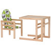 小龙哈彼 实木儿童餐椅 LMY307-M150(绿色)