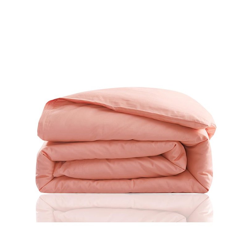 酒店被套纯棉150x200白色酒店200x230cm被罩民宿套件(玉色)