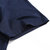 稻草人夏季商务短袖T恤男士格子翻领修身POLO衫PC7301(蓝色 M)第4张高清大图