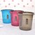 创简坊加厚大号创意水桶塑料家用储水桶欧式带盖提水桶加厚小形桶小水桶(中号灰色18L)第4张高清大图