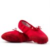 儿童练功鞋形体跳舞鞋芭蕾舞鞋女童猫爪鞋成人瑜伽鞋男软底红舞鞋(红色（精品款） 29码（内长18.5cm）)