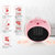 CIH PTH1001T-P暖风机家用台式办公室桌面 静音节能小型迷你粉色电暖风取暖器(红色)第2张高清大图