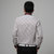 卓狼2016新款男士圆点竖条丝光棉休闲衬衫日系韩版长袖衬衣潮男C6709(白红色 4XL)第3张高清大图