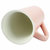 冠京 雅致大拇指杯CA801 450ml陶瓷马克杯创意情侣咖啡杯2014新款(粉红)第4张高清大图