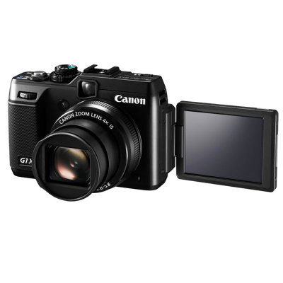 佳能（Canon）PowerShot G1X数码相机（黑色）1430万像素1.5英寸高感光度COMS 4倍光变 28mm广角 3.0寸可旋转屏