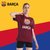 巴塞罗那俱乐部商品丨男女通用巴萨T恤圆领球衣短袖梅西球迷周边(酒红色 XXL)第3张高清大图