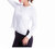 宽松上衣长袖跑步长款运动装秋冬健身服女罩衫(白色 XL)第6张高清大图