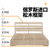 曲尚（Qushang）现代简约真皮床1.8米主卧双人床小户型轻奢软包床北欧床0150(真皮床+5D乳胶床垫+床头柜*2 1800*2000)第4张高清大图