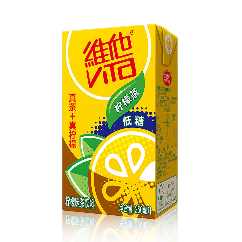 维他奶维他低糖柠檬茶饮料250ml16盒国美超市甄选