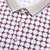 稻草人夏季商务短袖T恤男士翻领修身格子大码POLO衫203(红色 XXXL)第2张高清大图