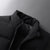 龙中龙 休闲套装男秋冬季保暖宽松圆领卫衣休闲三件套(黑色 160)第2张高清大图
