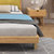 恒兴达 全实木床北欧床1.5m1.8米双人床软靠床简约现代中式家具主卧床(1.5*2米原木色 单床)第4张高清大图