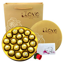 Ferrero/费列罗 巧克力 费力罗巧克力礼盒 Ferrero/费列罗 意大利进口巧克力18粒礼盒装生日情人节礼物