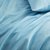 LOVO家纺四件套简约小清新马卡龙色可水洗被套床单200*230cm(蓝 200*230cm)第2张高清大图