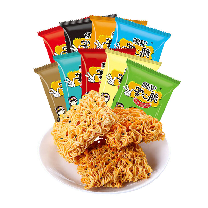 常记掌心脆方便面混合口味1200g 休闲零食干吃面 方