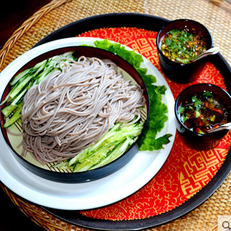 清谷新禾 免煮蕎麥麵條 蕎麥掛麵 涼拌麵速食麵 餄餎面 500g*5袋