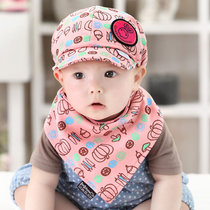 婴儿帽子春秋冬1-2岁儿童帽男童韩版潮0宝宝鸭舌帽3小孩6-12个月(粉色)