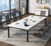 巢湖新雅 XY-A100  钢架会议桌阅览桌(默认 2.4米会议台)