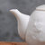 豪峰 茶壶玉瓷 茶碗大号茶具德化青花瓷泡茶碗陶瓷白瓷三才碗(玉瓷浮雕龙茶壶)第3张高清大图