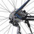 喜德盛（xds） 山地自行车传奇500专业竞技26吋30速气压前叉油压碟刹X6铝合金车架(黑蓝色 17吋（适合1.65-1.8米）)第3张高清大图