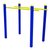 俊采云JCY-2G优质钢管双杠户外广场公园小区体育运动用品室外健身器材（单位：件）(蓝色 JCY-2G)第4张高清大图