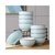 新款南瓜碗2/4/10只创意日式陶瓷饭碗沙拉碗面碗餐具(青南瓜 6个6英寸面碗)第2张高清大图