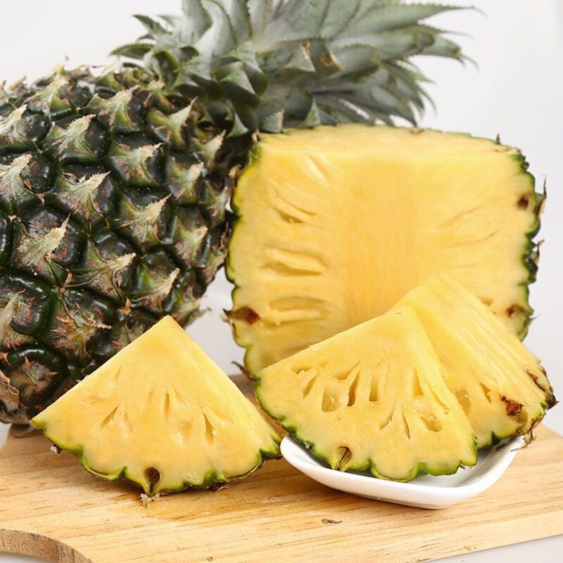 广东徐闻菠萝当季新鲜清甜多汁凤梨水果1个3斤5斤8斤装1个装