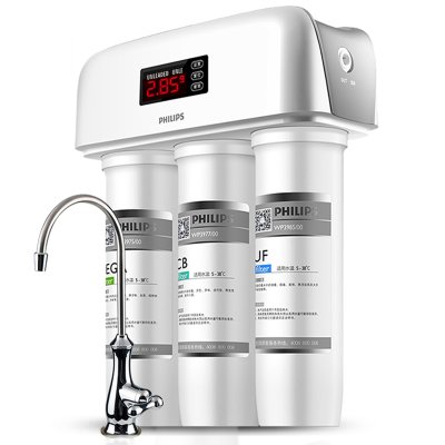 飞利浦家用超滤净水器WP4160/01厨房自来水前置过滤器智能净水机