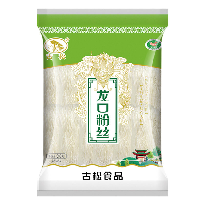 古松龙口粉丝380g干货 水晶粉丝粉条火锅食材二十年品牌