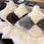 AUSGOLDEN维斯比方格型羊毛靠枕-咖啡色 50*50cmVIS0106-B 澳洲进口长羊毛 皮毛一体 手工制作第2张高清大图
