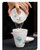 德化羊脂玉三才盖碗羊脂玉陶瓷单个泡茶碗创意敬茶功夫茶具(福寿安康盖碗)第3张高清大图