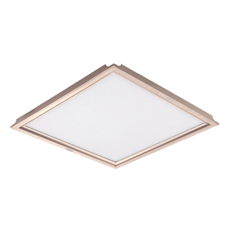 雷士(nvc)嵌入式集成吊顶led超薄厨卫平板灯(香槟金色 nj5015/11w)