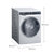 西门子（SIEMENS） XQG100-WD14U5600W 10公斤 变频 洗烘一体 双重自洁 滚筒洗衣机（白色）第3张高清大图