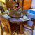 安居汇实木圆餐桌金丝黄檀1.3米第2张高清大图
