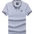 男士短袖T恤 男式白色休闲 polo衫90611-771(宝蓝色 XXXL)第4张高清大图