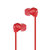 ULDUM U607 魔音面条耳机 入耳式手机线控耳塞 苹果三星小米通用耳机音乐耳机(红色)第4张高清大图