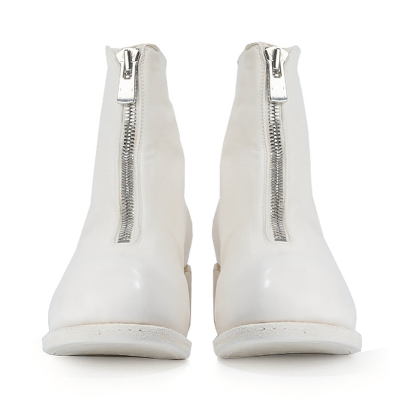 guidi白色女士中筒靴pl1softhorsefgco00t365白时尚百搭